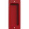 Ekena Millwork Premium 6" Flush Pull For Barn Doors 3/4" Thick or Greater, Regal Red GB6001FP06RR - alternate 1